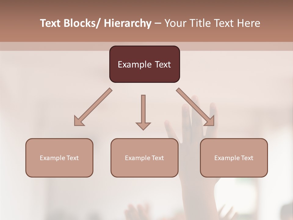 Celebration Arm Palm PowerPoint Template