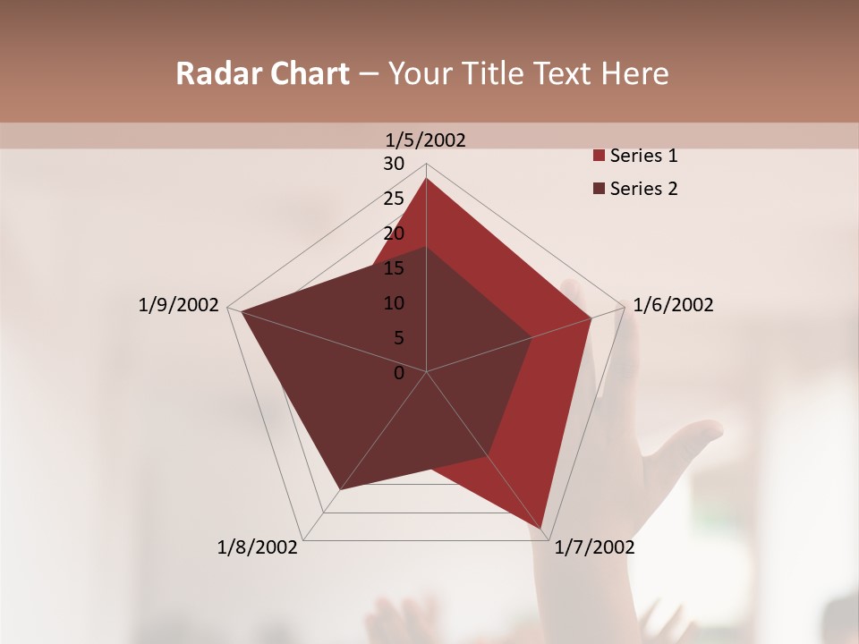 Celebration Arm Palm PowerPoint Template