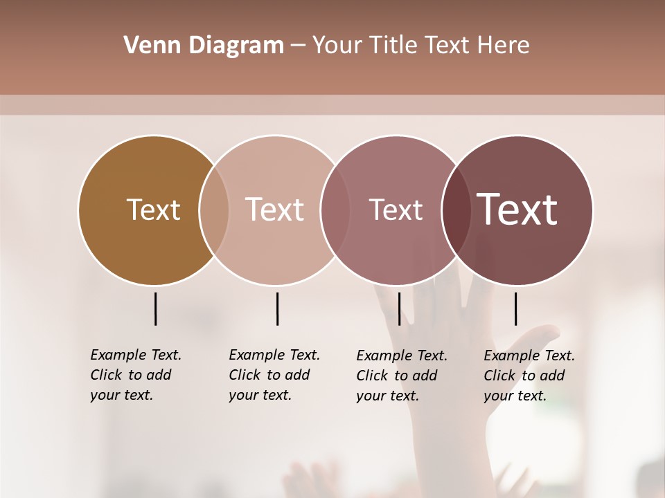 Celebration Arm Palm PowerPoint Template