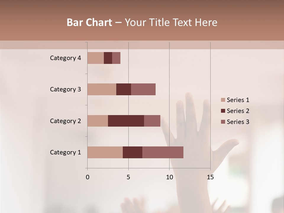 Celebration Arm Palm PowerPoint Template