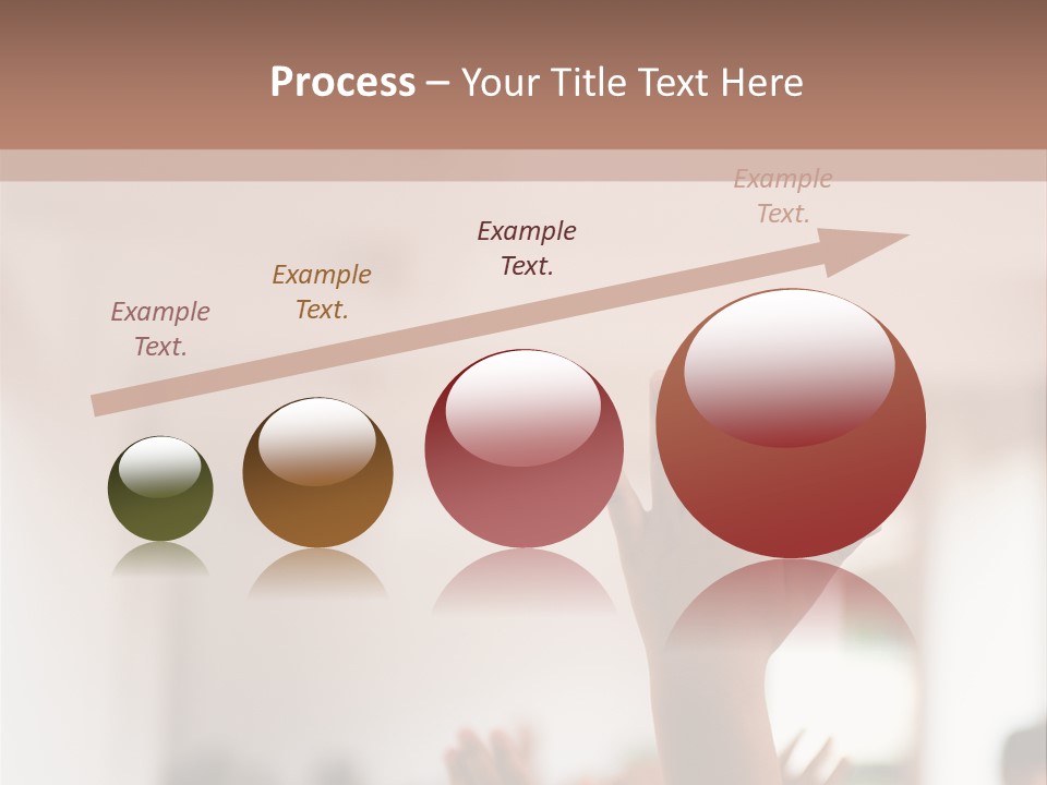 Celebration Arm Palm PowerPoint Template