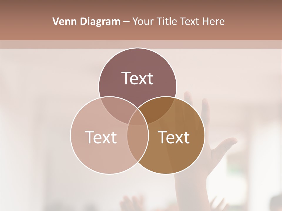 Celebration Arm Palm PowerPoint Template