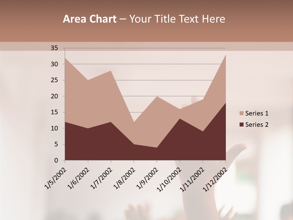 Celebration Arm Palm PowerPoint Template