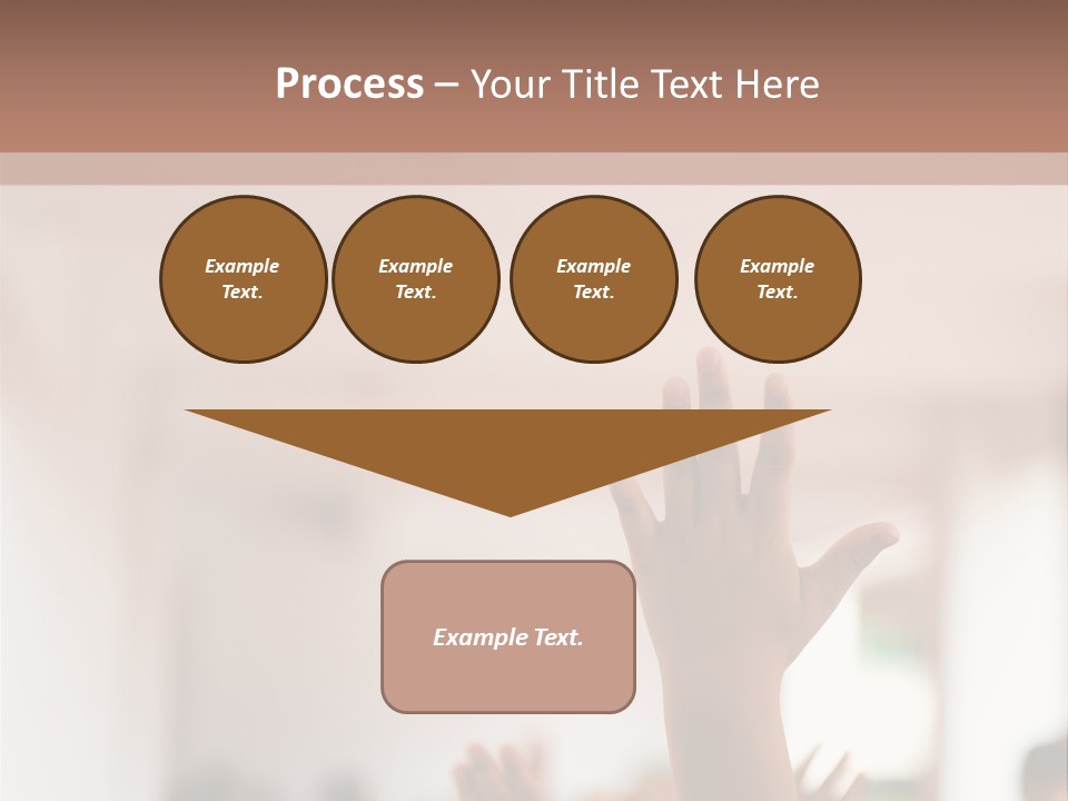 Celebration Arm Palm PowerPoint Template
