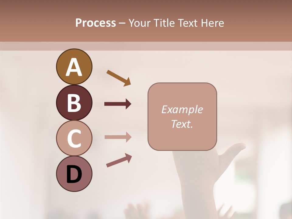 Celebration Arm Palm PowerPoint Template