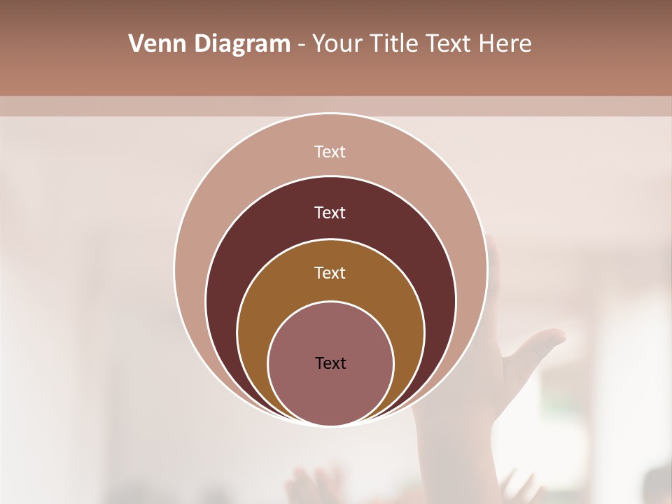 Celebration Arm Palm PowerPoint Template