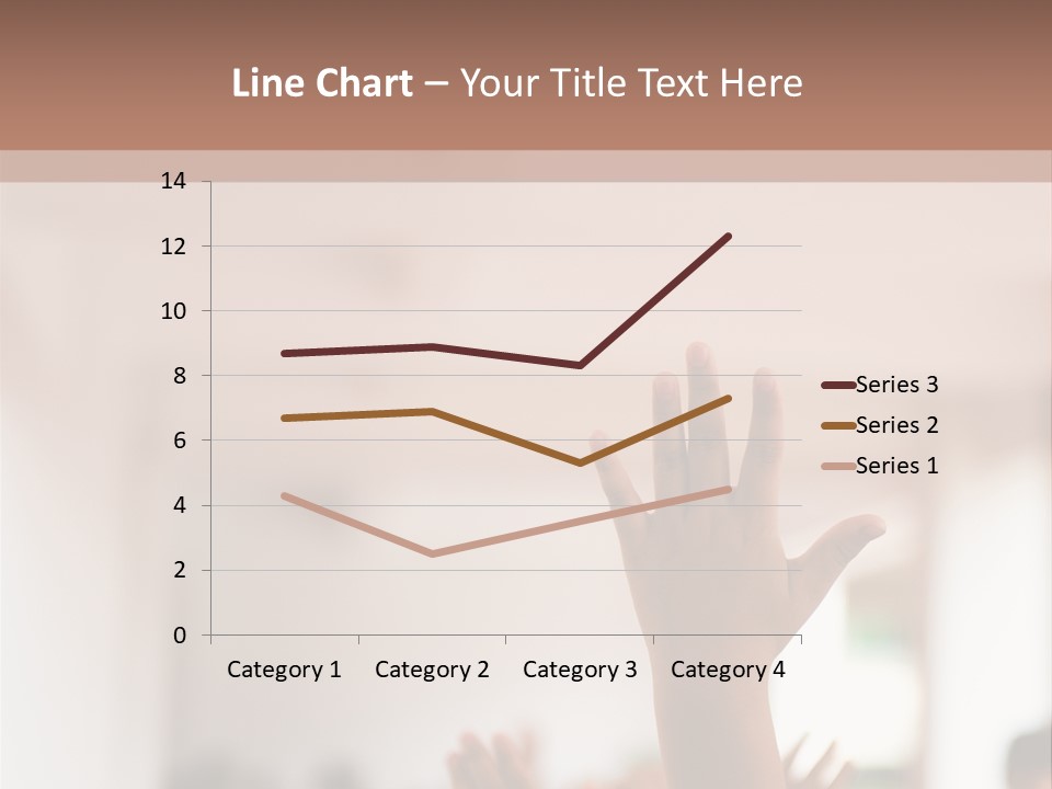 Celebration Arm Palm PowerPoint Template