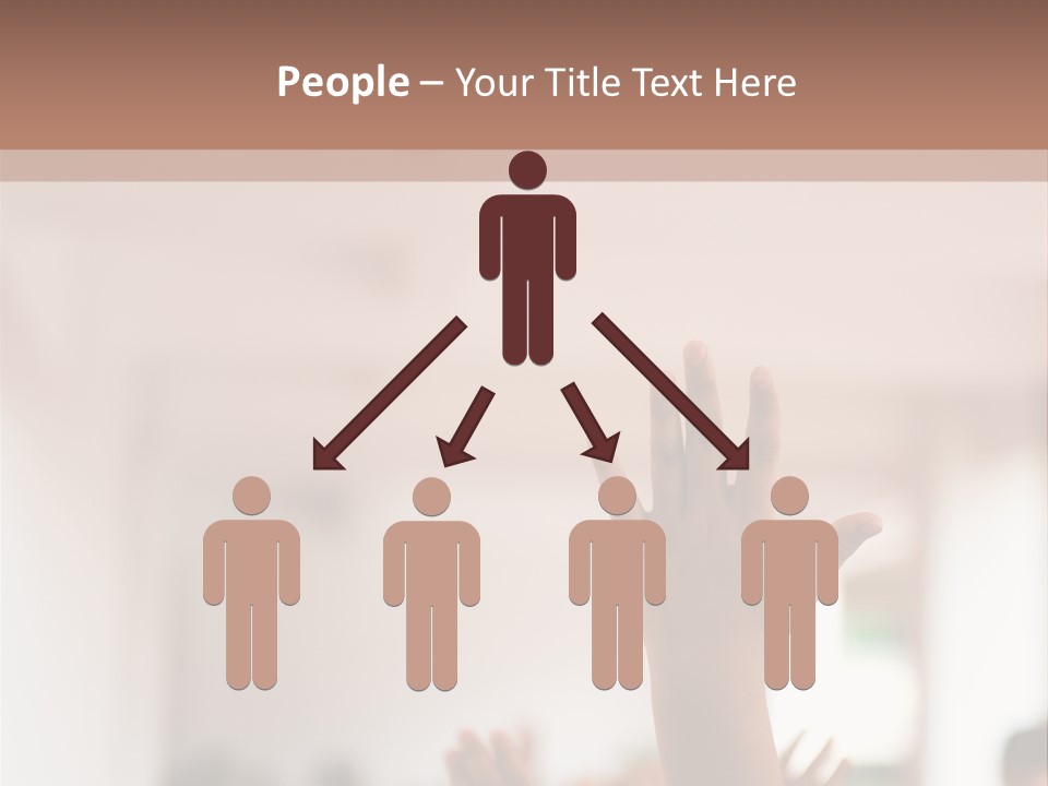 Celebration Arm Palm PowerPoint Template