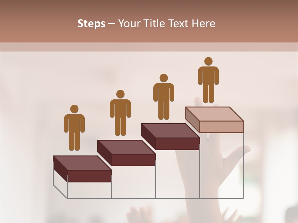 Celebration Arm Palm PowerPoint Template