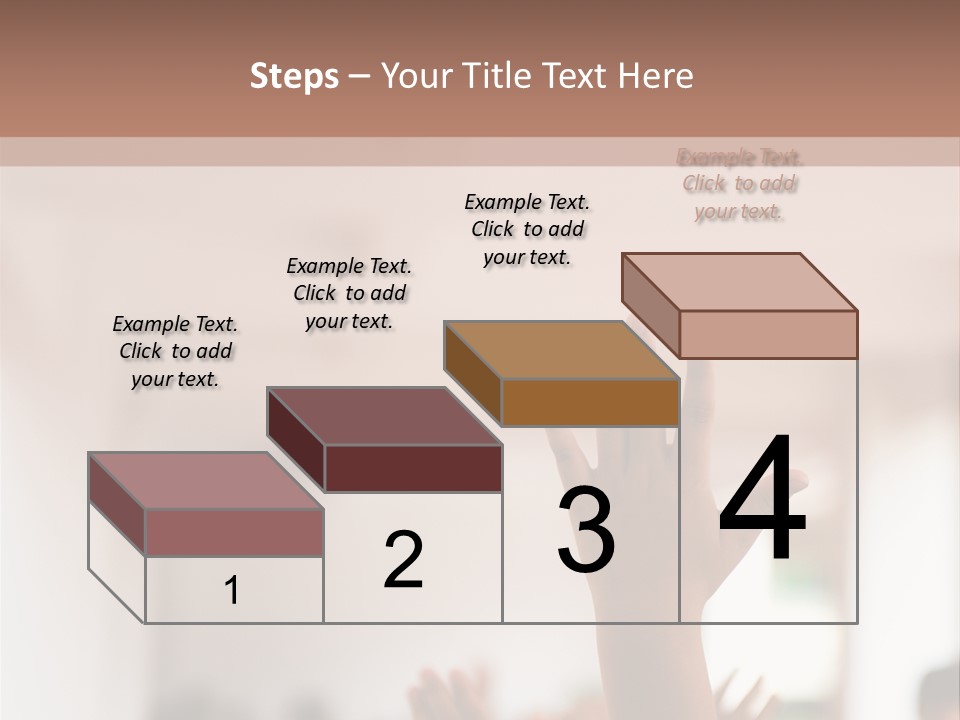 Celebration Arm Palm PowerPoint Template