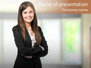 Ceo Girl Natural PowerPoint Template