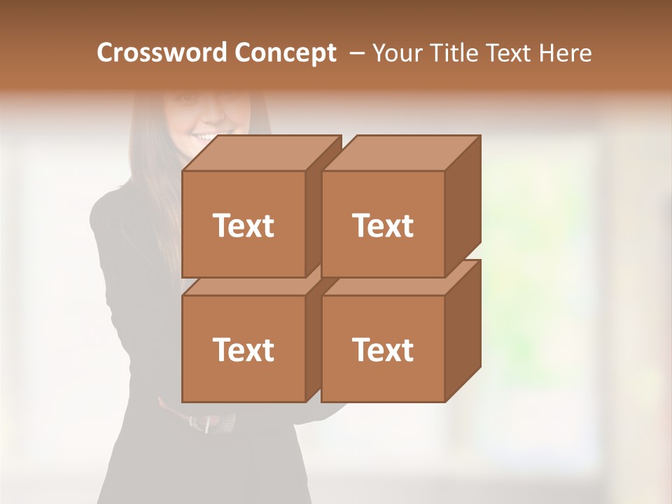 Ceo Girl Natural PowerPoint Template