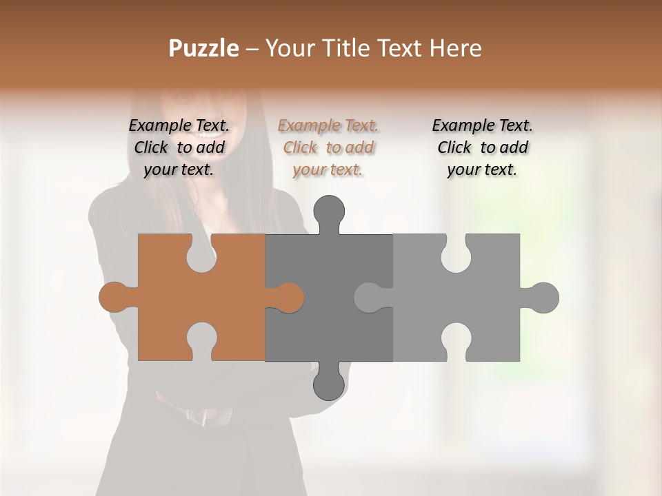 Ceo Girl Natural PowerPoint Template