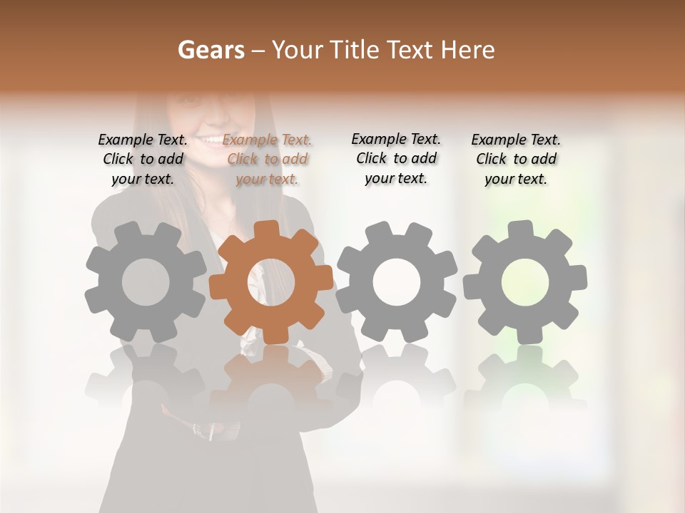 Ceo Girl Natural PowerPoint Template