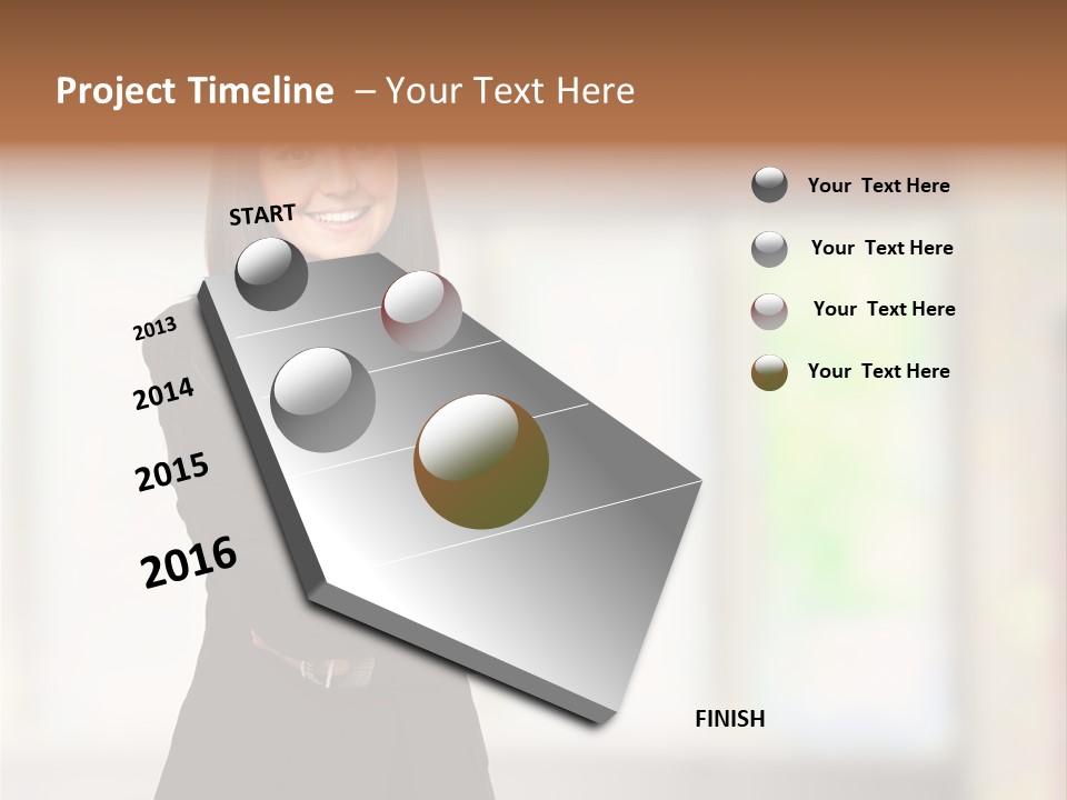 Ceo Girl Natural PowerPoint Template