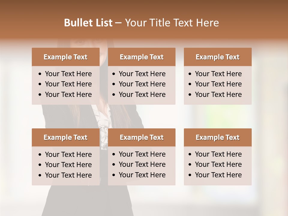 Ceo Girl Natural PowerPoint Template