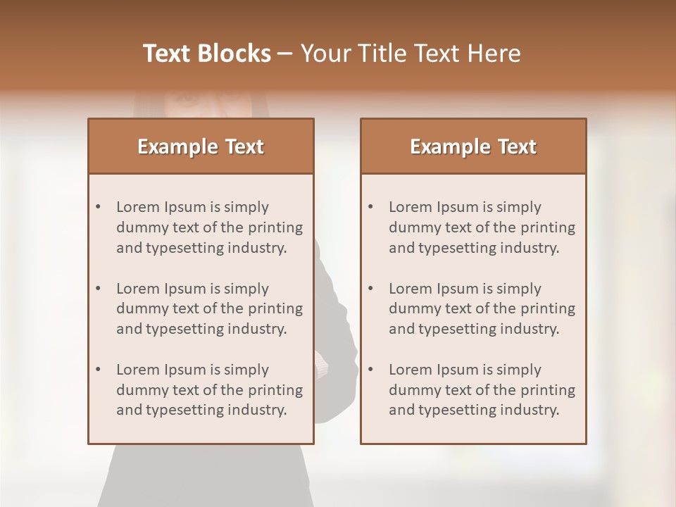 Ceo Girl Natural PowerPoint Template