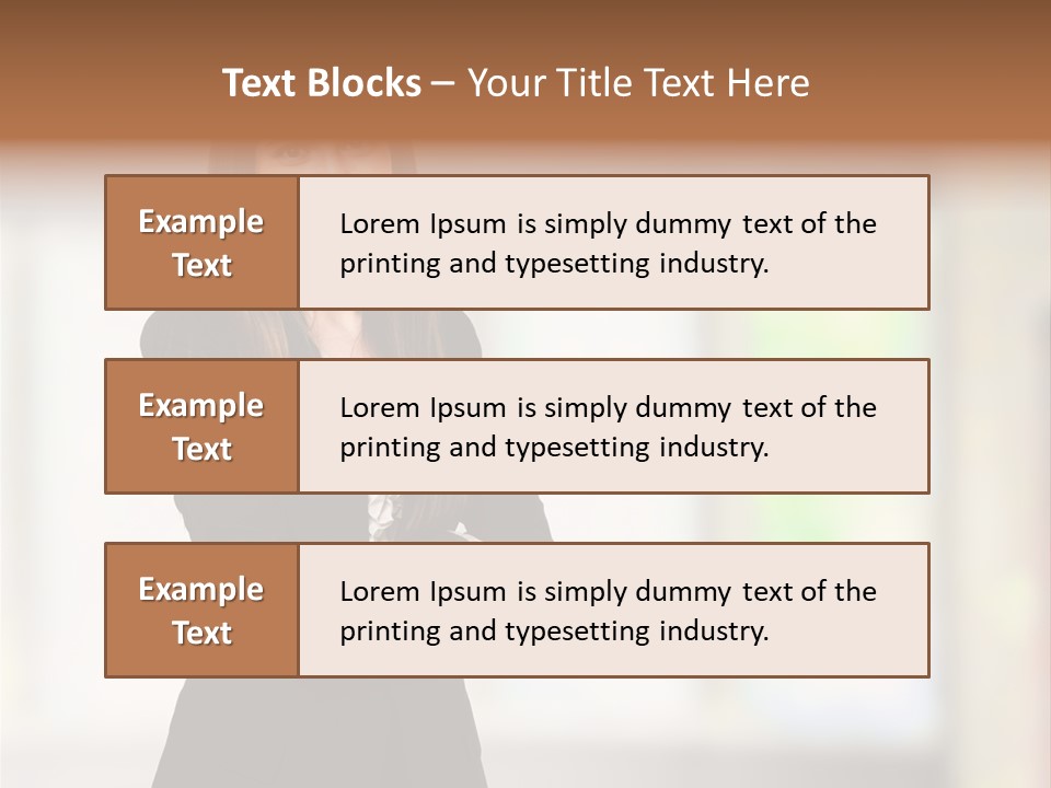 Ceo Girl Natural PowerPoint Template