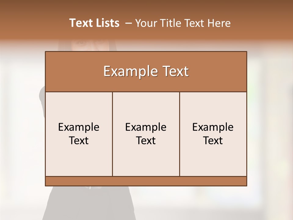 Ceo Girl Natural PowerPoint Template