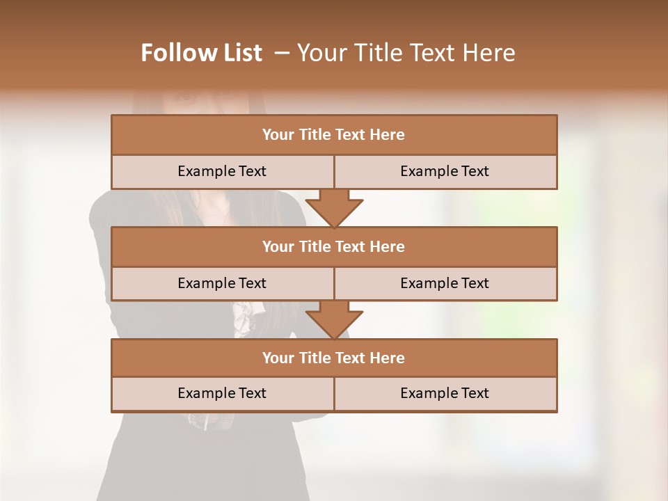 Ceo Girl Natural PowerPoint Template