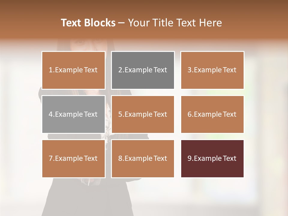 Ceo Girl Natural PowerPoint Template