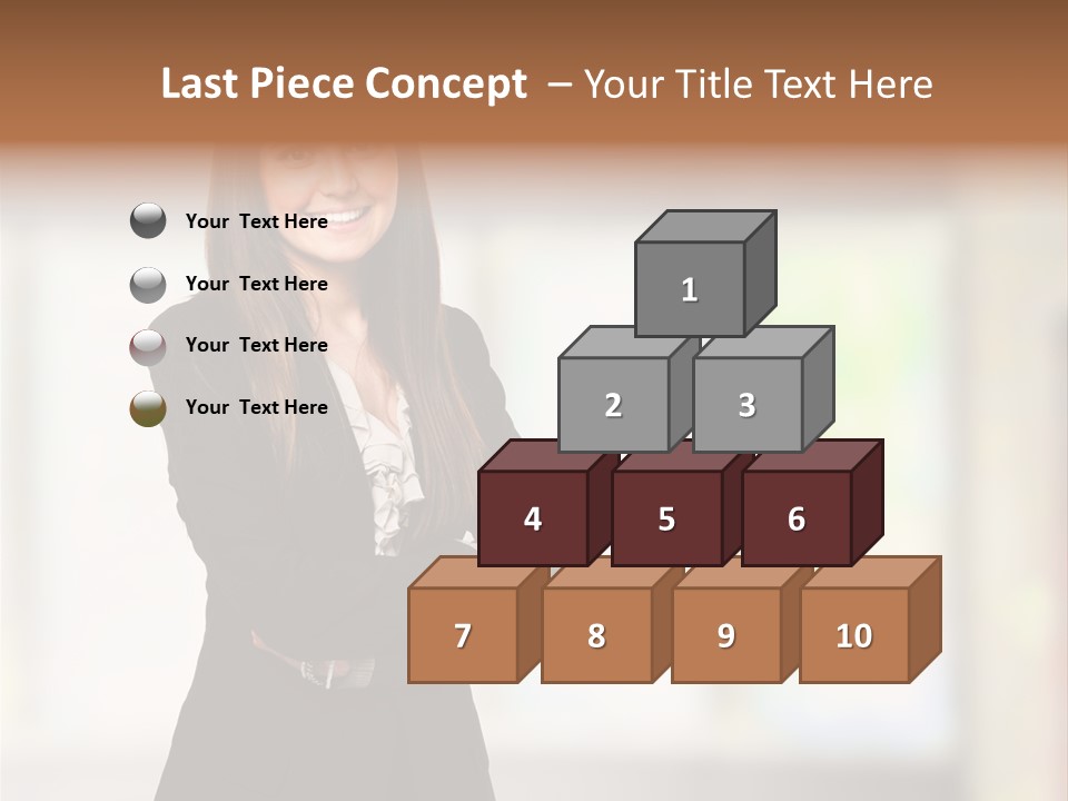 Ceo Girl Natural PowerPoint Template