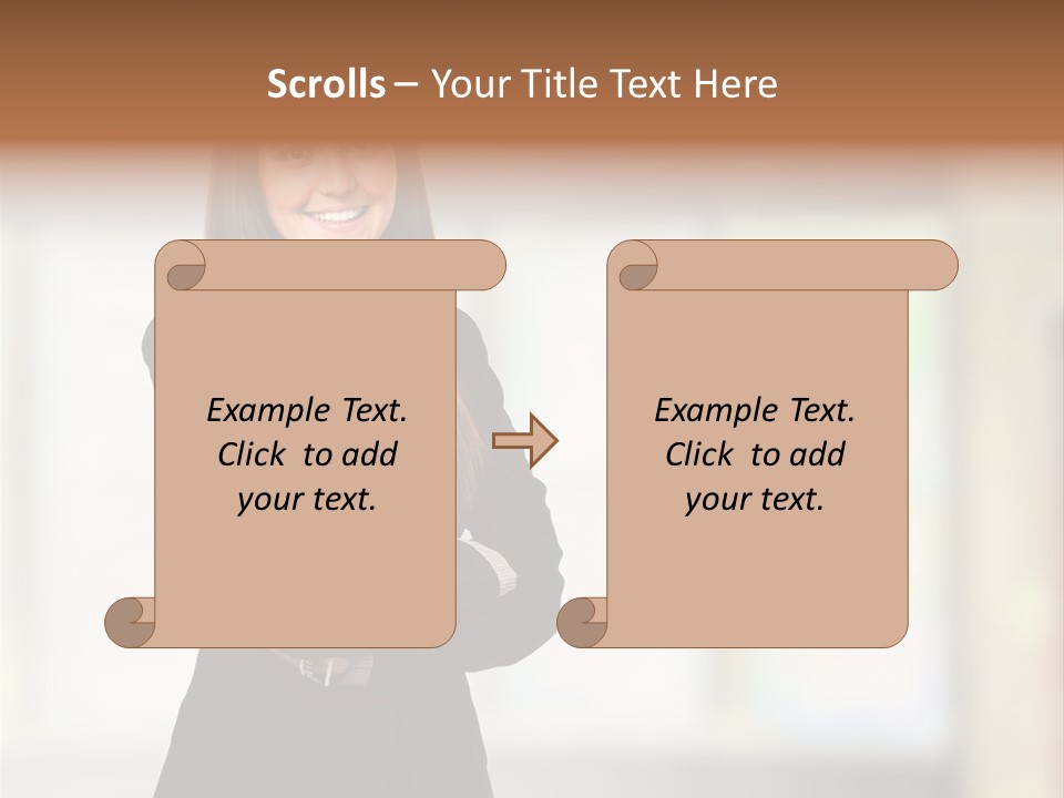 Ceo Girl Natural PowerPoint Template