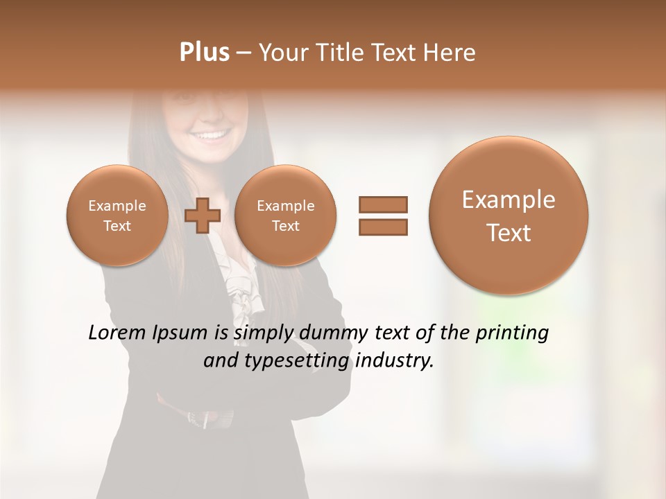 Ceo Girl Natural PowerPoint Template