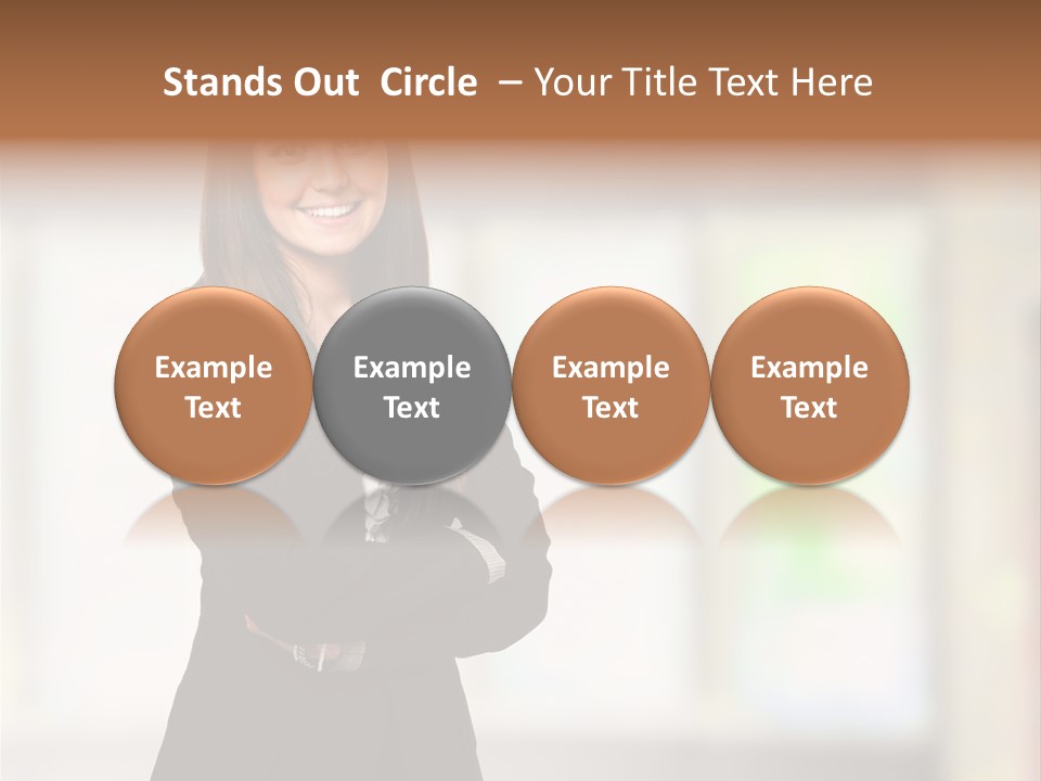 Ceo Girl Natural PowerPoint Template