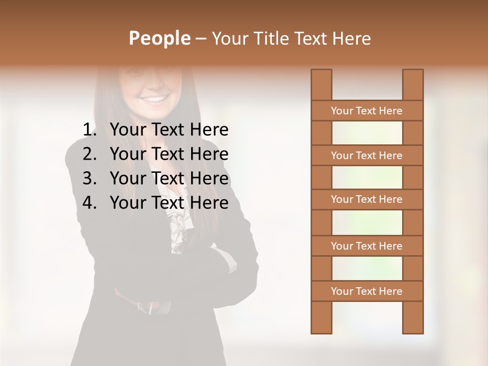 Ceo Girl Natural PowerPoint Template