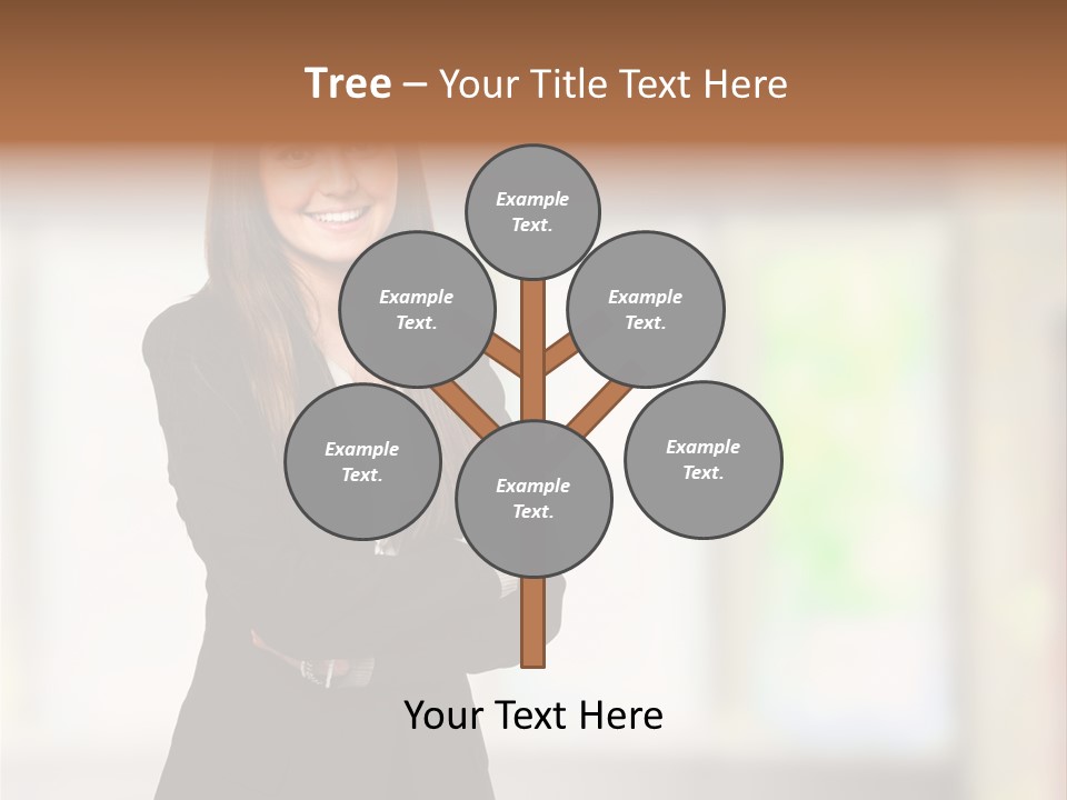 Ceo Girl Natural PowerPoint Template