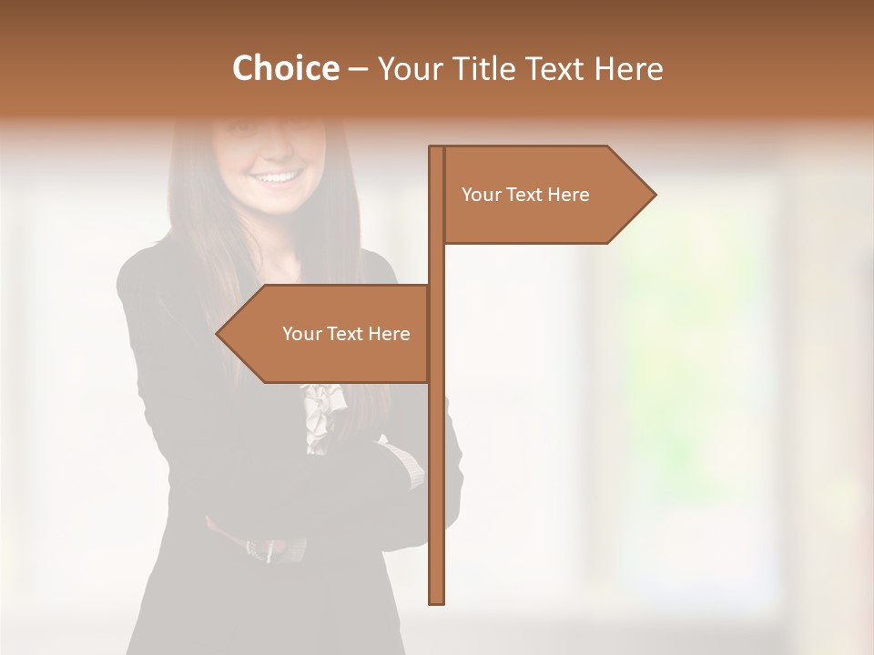 Ceo Girl Natural PowerPoint Template