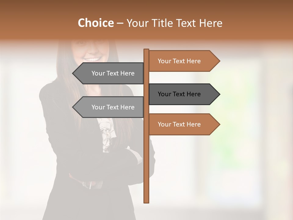 Ceo Girl Natural PowerPoint Template