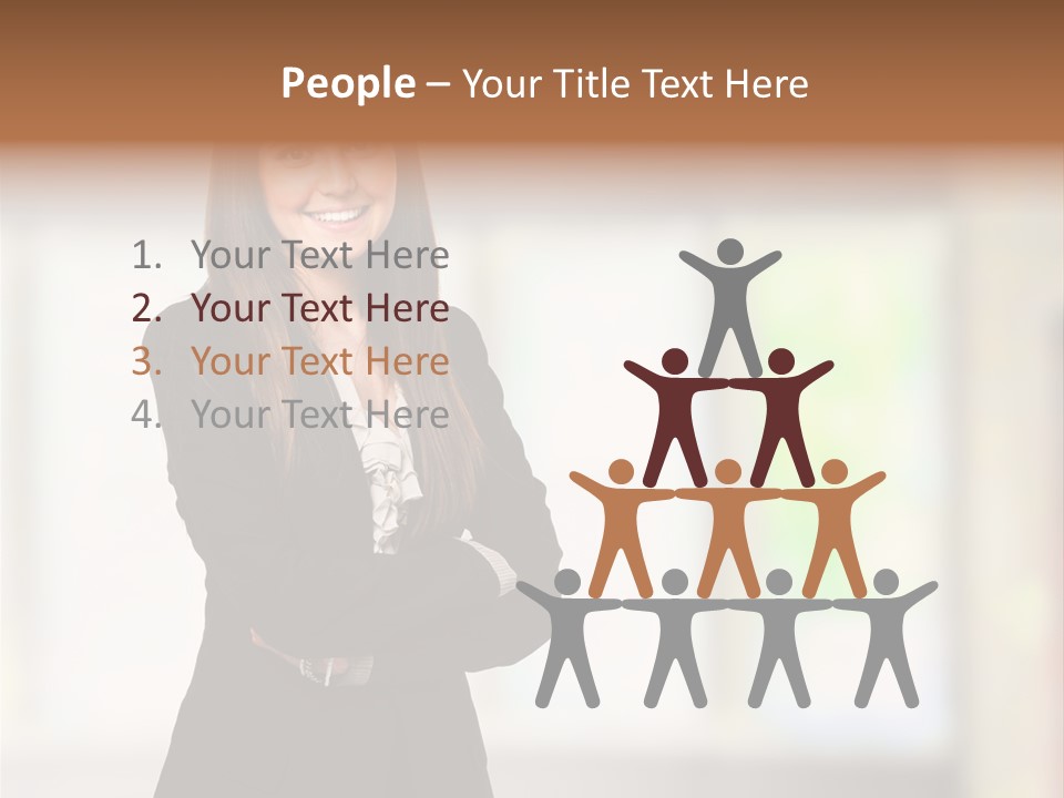 Ceo Girl Natural PowerPoint Template