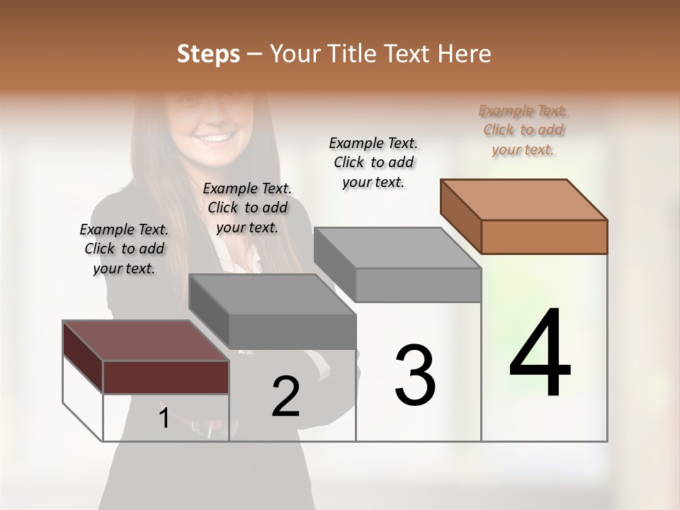 Ceo Girl Natural PowerPoint Template