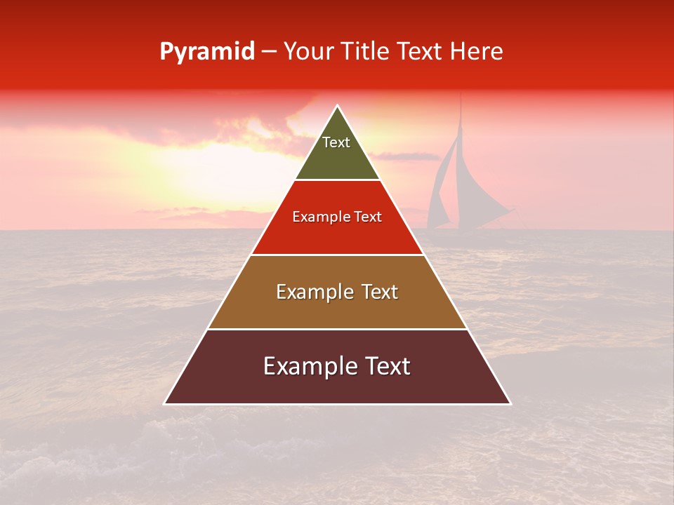 Summer Sea Silhouette PowerPoint Template