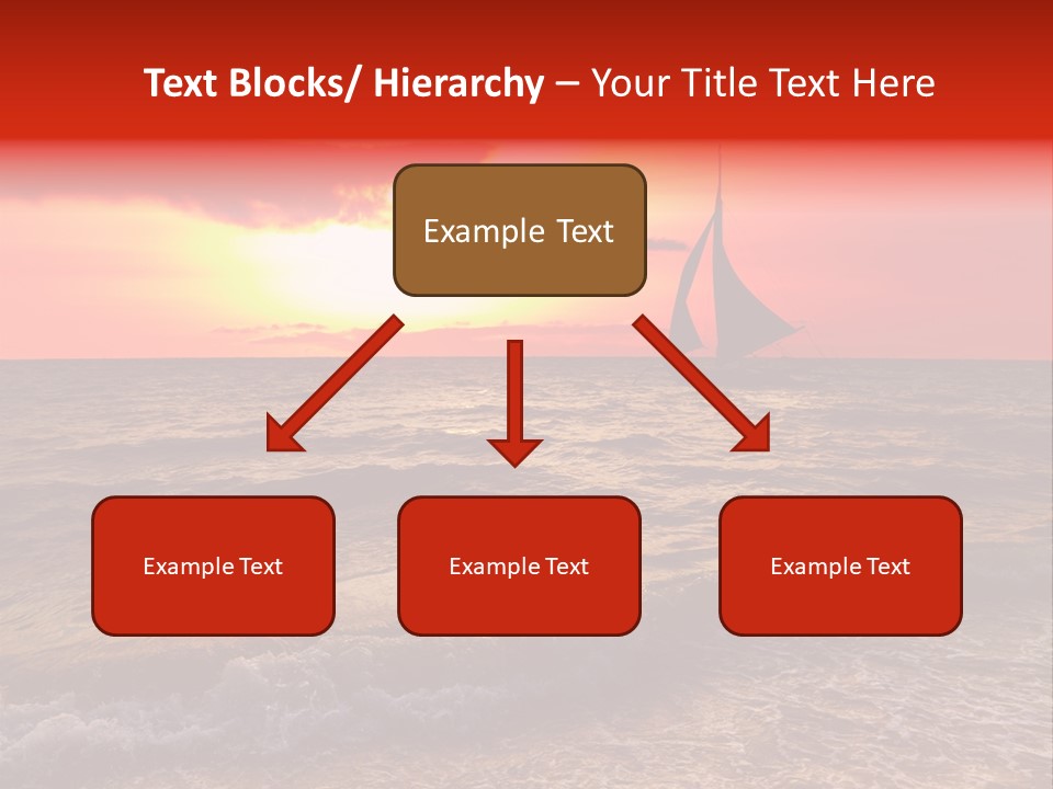 Summer Sea Silhouette PowerPoint Template