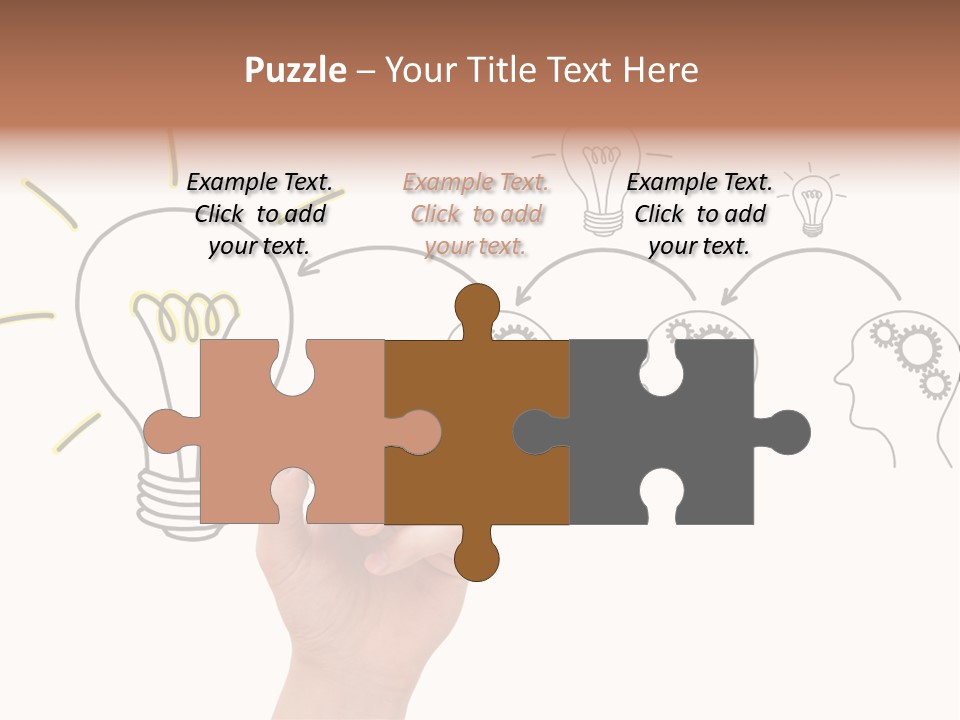 A Hand Drawing A Light Bulb On A Whiteboard PowerPoint Template
