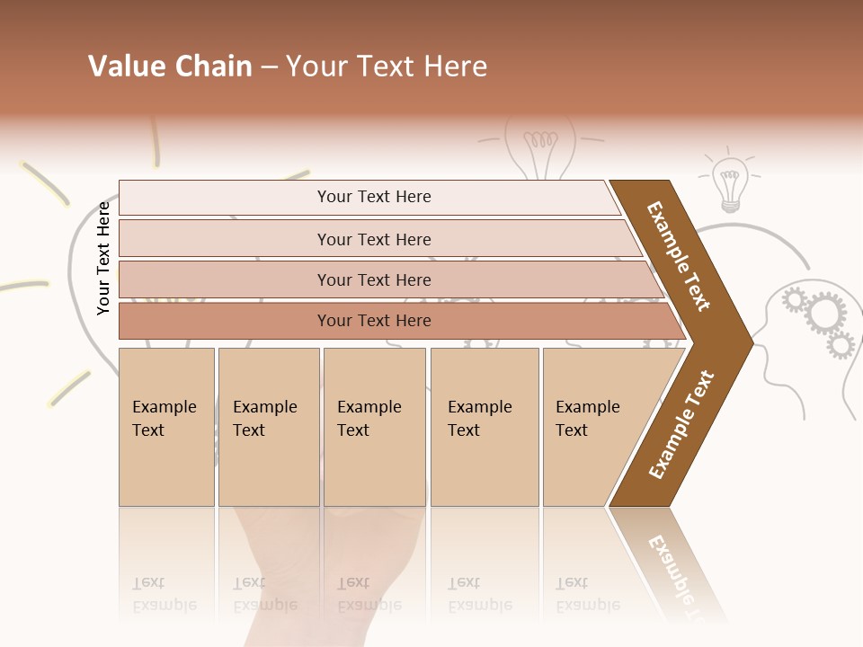 A Hand Drawing A Light Bulb On A Whiteboard PowerPoint Template