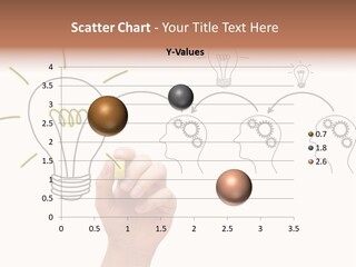 A Hand Drawing A Light Bulb On A Whiteboard PowerPoint Template