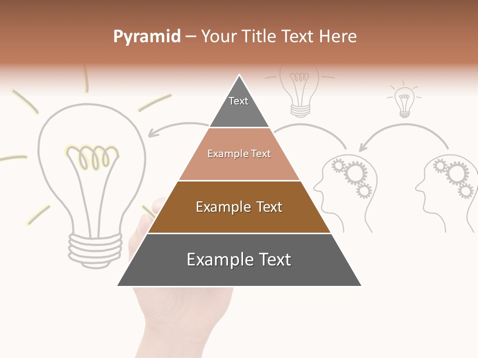 A Hand Drawing A Light Bulb On A Whiteboard PowerPoint Template