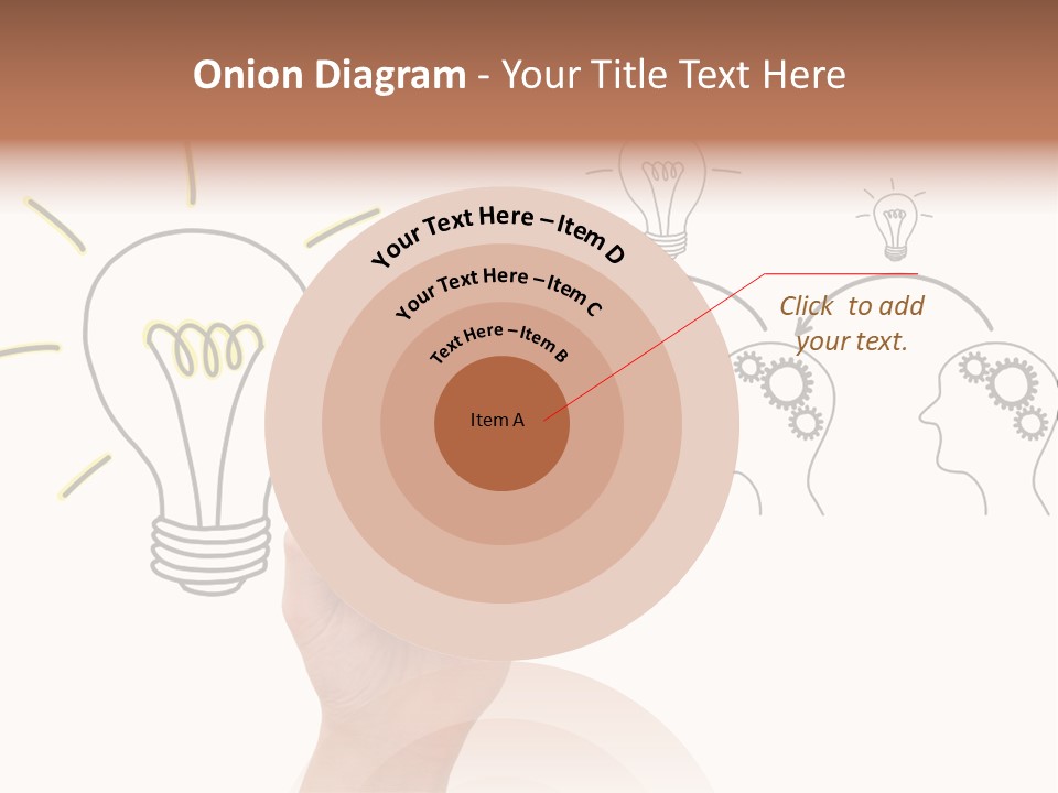 A Hand Drawing A Light Bulb On A Whiteboard PowerPoint Template