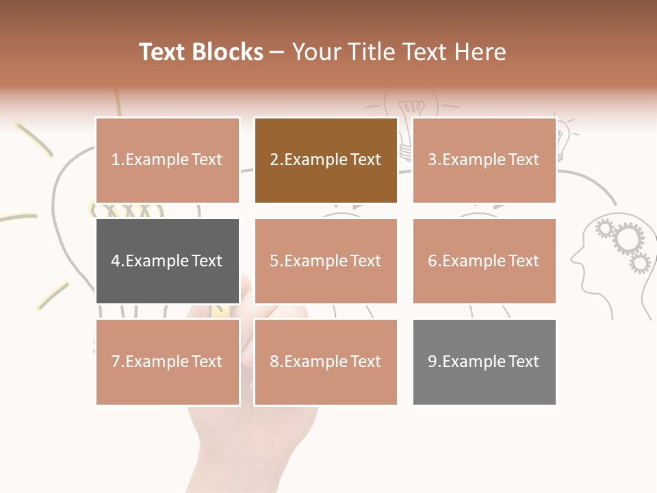 A Hand Drawing A Light Bulb On A Whiteboard PowerPoint Template