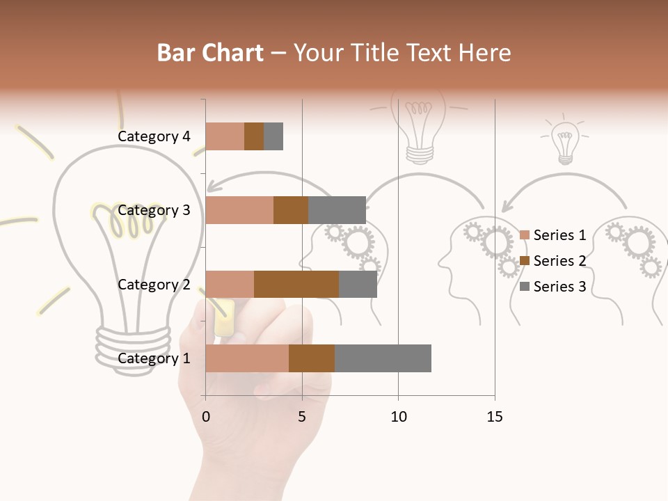 A Hand Drawing A Light Bulb On A Whiteboard PowerPoint Template