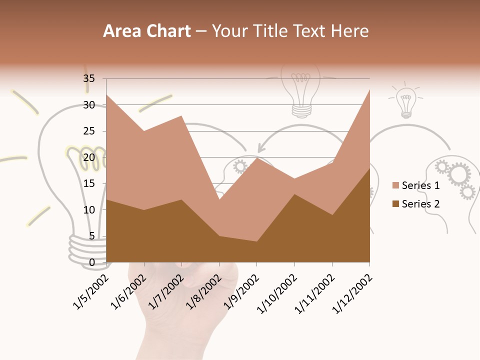 A Hand Drawing A Light Bulb On A Whiteboard PowerPoint Template