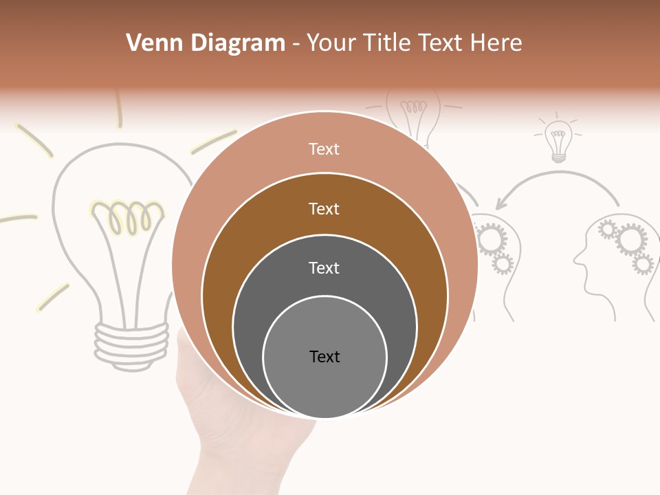 A Hand Drawing A Light Bulb On A Whiteboard PowerPoint Template