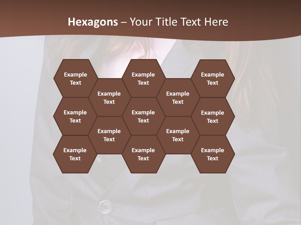 Businesslike White Caucasian PowerPoint Template