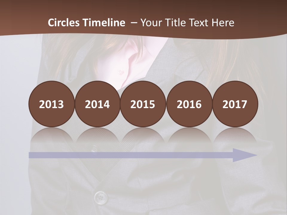 Businesslike White Caucasian PowerPoint Template