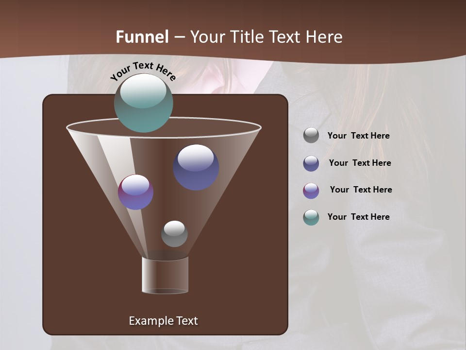 Businesslike White Caucasian PowerPoint Template