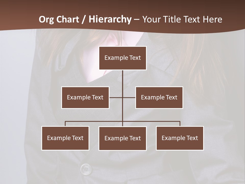 Businesslike White Caucasian PowerPoint Template